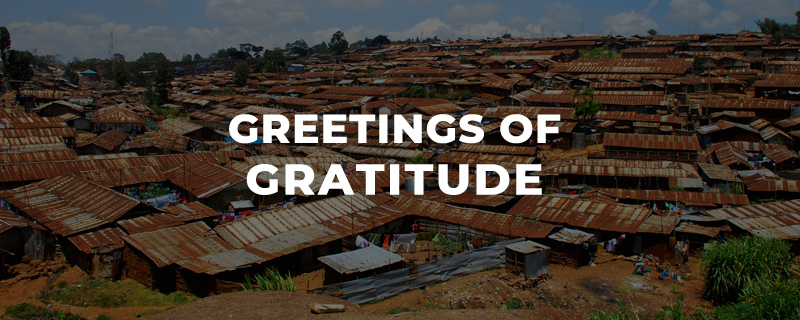 Greetings of Gratitude