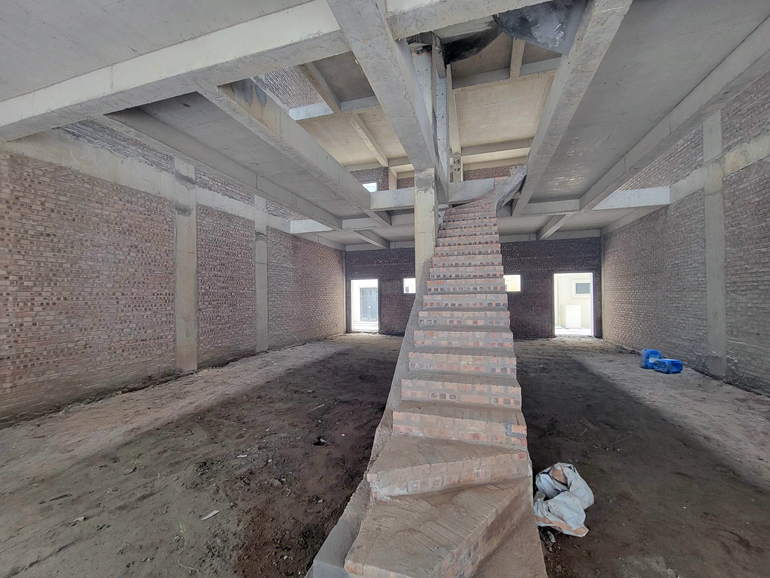 First floor of the new Hanoi Bible College campus building that is being renovated