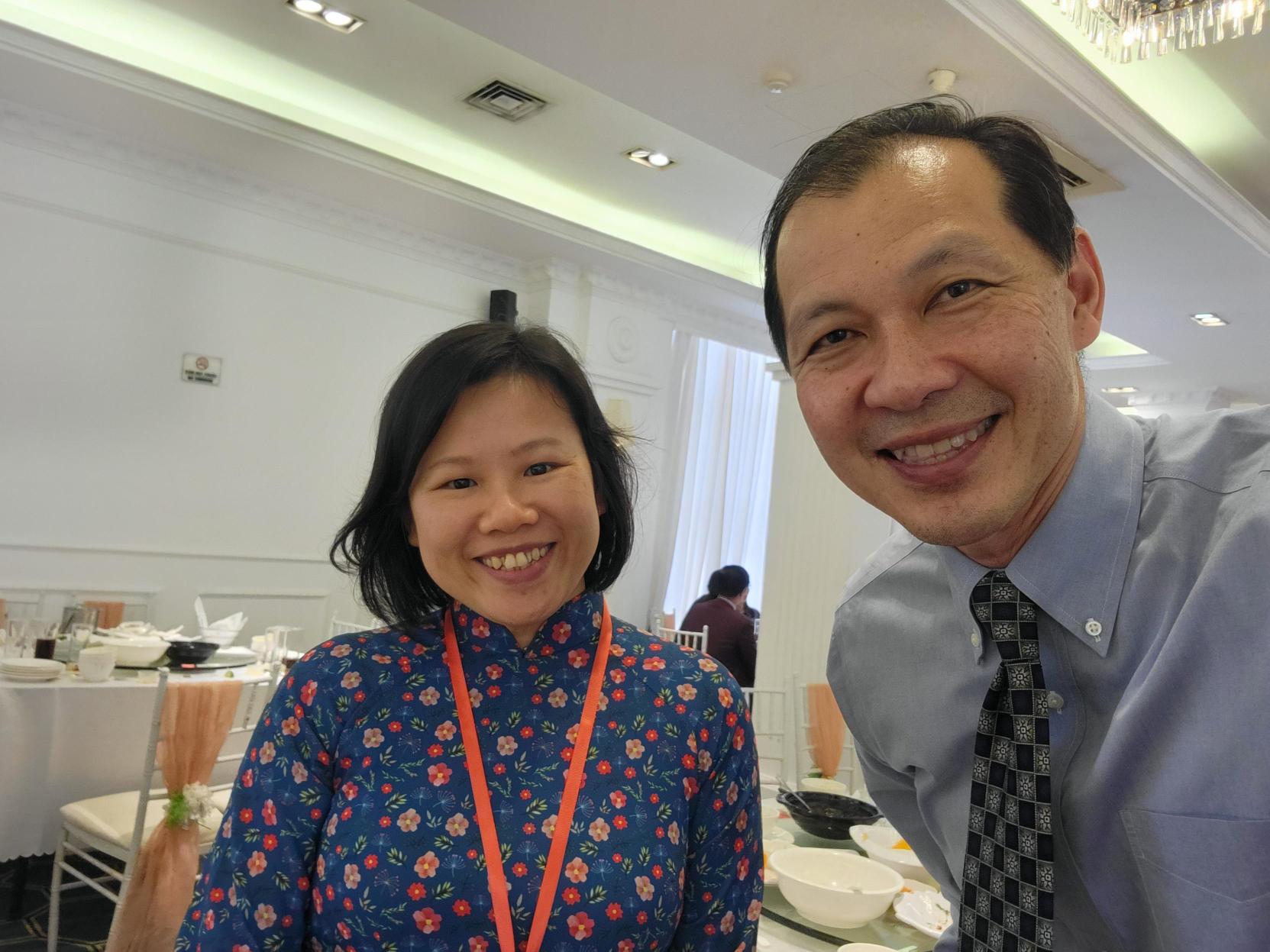 reSource's Hua Soo Kee with HBC faculty member, Saralen Tran