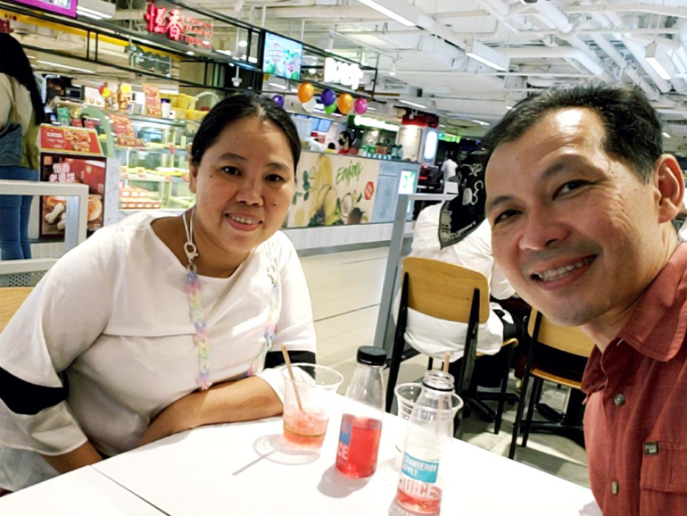 Thuy and Hua-Soo brainstorming Seed initiatives over a cup of tea.